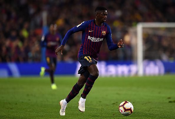 Dembele would get improved opportunities due to Messi's injury